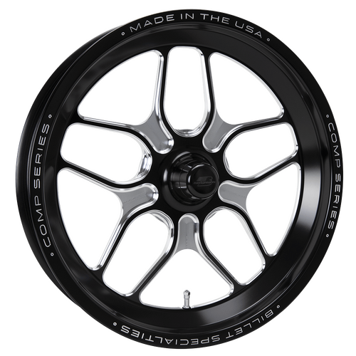 Billet Specialties Comp 7 One-Piece Wheel, 17x2.125 in., Spindle Mount, Anglia/Lamb, 1.06 in. Backsp