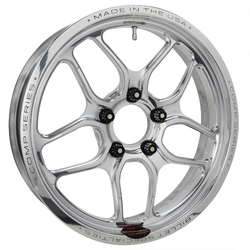 Billet Specialties Comp 7 One-Piece Wheel, 17x4.5 in., 5x4.75 Bolt Pattern, 2.75 in. Backspace, Poli