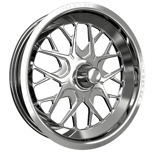 Billet Specialties Comp 8 One-Piece Wheel, 15x3.5 in., Spindle Mount, Strange Ultra Through 2010, 1.