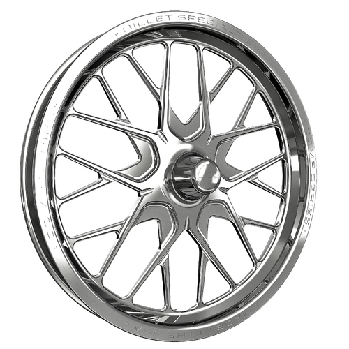 Billet Specialties Comp 8 One-Piece Wheel, 17x2.125 in., Spindle Mount, Anglia, 1.06 in. Backspace,