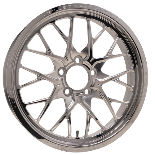 Billet Specialties Comp 8 One-Piece Wheel, 17x4.5 in., 5x4.75 Bolt Pattern, 2.75 in. Backspace, Poli