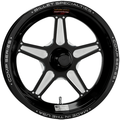 Billet Specialties Comp 5 One-Piece Wheel, 15x3.5 in., Spindle Mount, Strange Ultra 2011-Up, 1.75 in