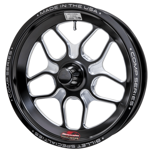 Billet Specialties Comp 7 One-Piece Wheel, 15x3.5 in., Spindle Mount, Strange Ultra Through 2010, 1.