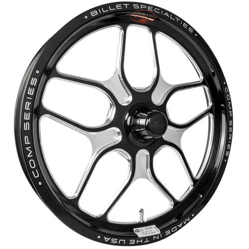 Billet Specialties Comp 7 One-Piece Wheel, 17x2.125 in., Spindle Mount, Anglia/Lamb, 1.06 in. Backsp