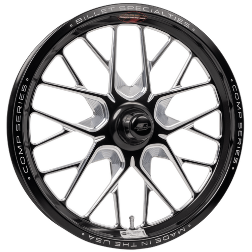 Billet Specialties Comp 8 One-Piece Wheel, 17x2.125 in., Spindle Mount, Anglia, 1.06 in. Backspace,