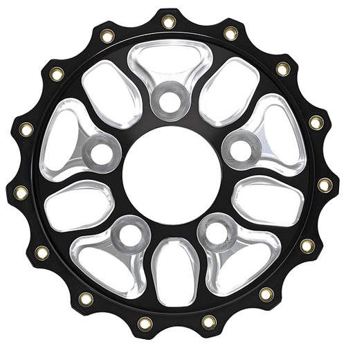 Billet Specialties Replacement Center Comp 7 Cor Black 5X4.5 Bc