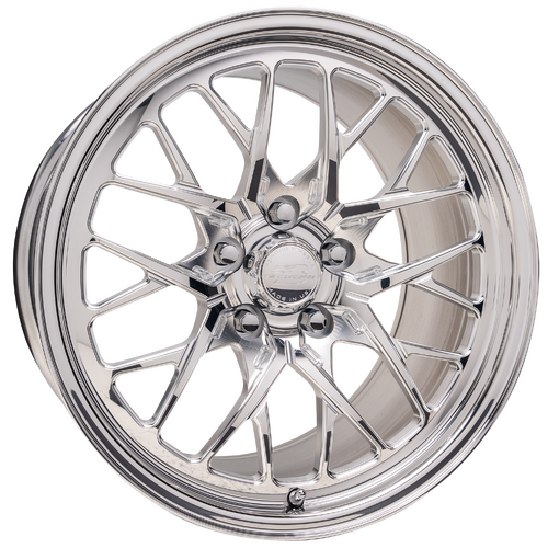 Billet Specialties Redline Wheel, 17x10 in., 5x120 Bolt Pattern, 6.95 in. Backspace, Polished