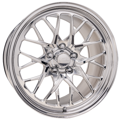 Billet Specialties Redline Wheel, 17x10 in., 5x115 Bolt Pattern, 6.5 in. Backspace, Polished