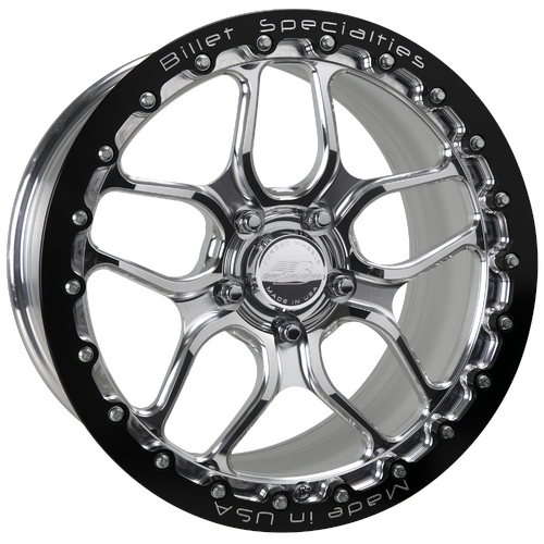 Billet Specialties Win Lite DP Single Beadlock Wheel, 17x10 in., 5x120 Bolt Pattern, 6.95 in. Backsp