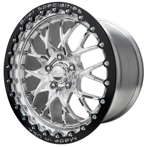 Billet Specialties Redline Single Beadlock Wheel, 17x10 in., 5x115 Bolt Pattern, 6.5 in. Backspace,