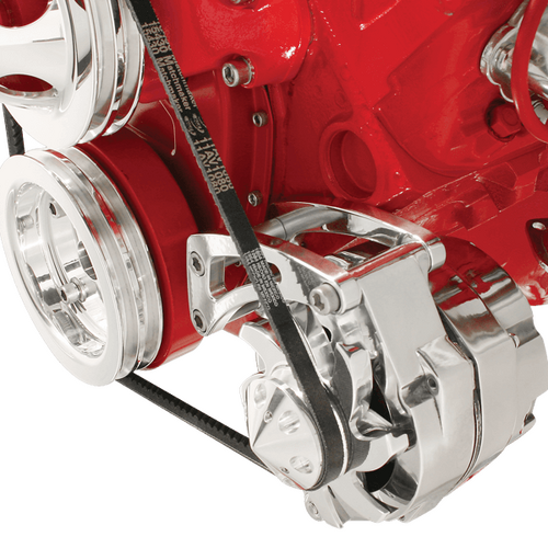 Billet Specialties Alternator Bracket SBc Swp Low Mt Drvr Sd