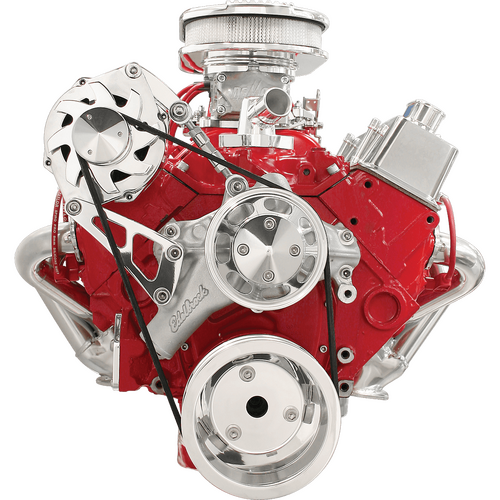 Billet Specialties Serpentine Conversion Kit-SBc Lwp Top Mt Alt
