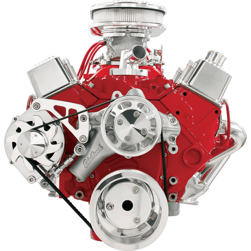 Billet Specialties Serpentine Conversion Kit-SBc Lwp Mid Mt Alt