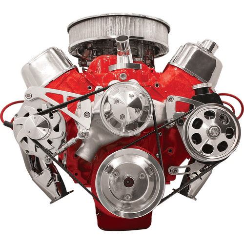 Billet Specialties Serpentine Conversion Kit-BBc Lwp Mid Mt Alternator & Psk