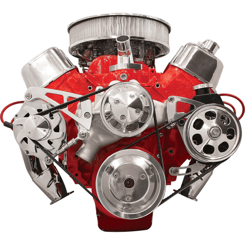 Billet Specialties Serpentine Conversion Kit - BBc Lwp Mid Mt Alternator & Psp