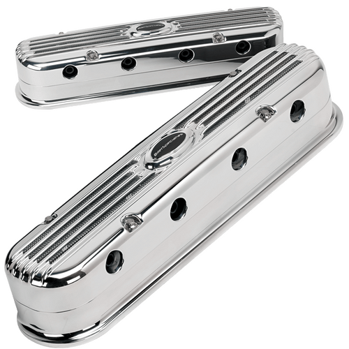 Billet Specialties Valve Cover Ls3 Modular Ribbed Profile Polished