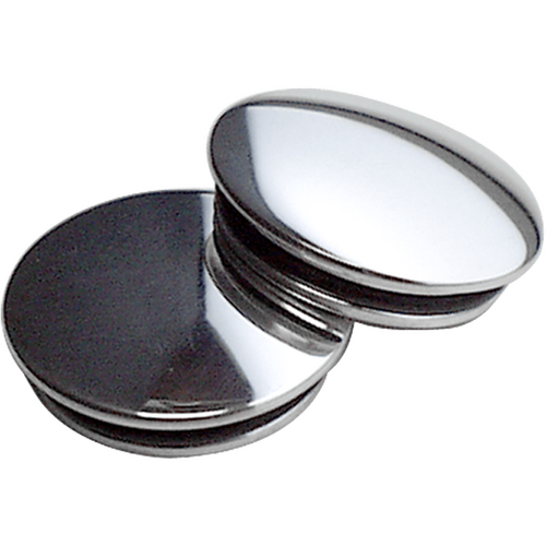 Billet Specialties Door/Windw Handle Polished Caps With Out-Rings (Pair)