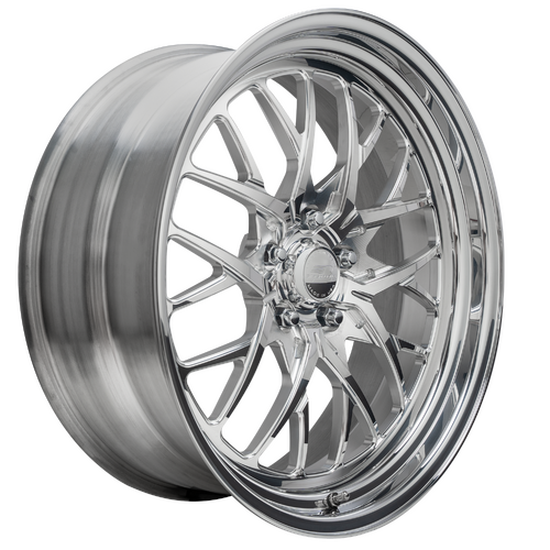 Billet Specialties Redline Wheel, 15x10 in., 5x4.75 Bolt Pattern, 7.5 in. Backspace, Front, 7/8 in.