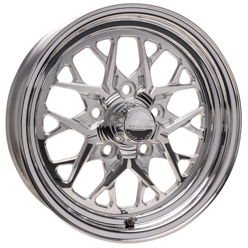 Billet Specialties Redline Wheel, 15x6 in., 5x4.5 Bolt Pattern, 3.5 in. Backspace, Polished