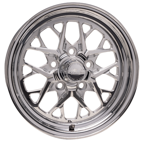 Billet Specialties Redline Wheel, 15x7 in., 5x4.75 Bolt Pattern, 3.5 in. Backspace, Polished