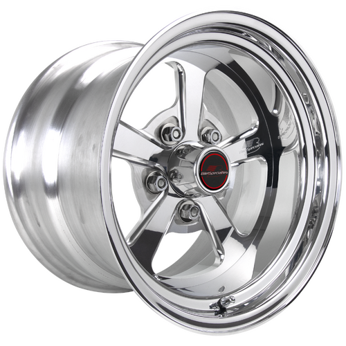 Billet Specialties Dominator Wheel, 15x15 in., 5x4.5 Bolt Pattern, 4.5 in. Backspace, Polished