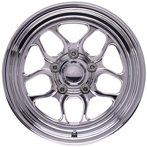 Billet Specialties Win Lite Wheel, 15x12 in., 5x4.5 Bolt Pattern, 4.5 in. Backspace, Polished