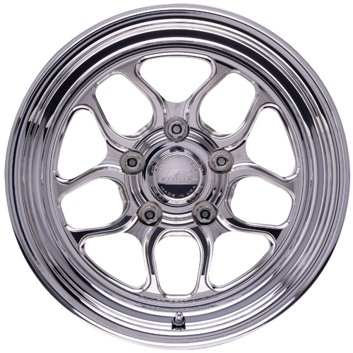 Billet Specialties Win Lite Wheel, 15x15 in., 5x4.5 Bolt Pattern, 4.5 in. Backspace, Polished