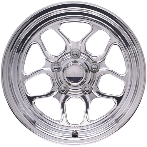 Billet Specialties Win Lite Wheel, 15x10 in., 5x4.5 Bolt Pattern, 7.5 in. Backspace, Front, Polished