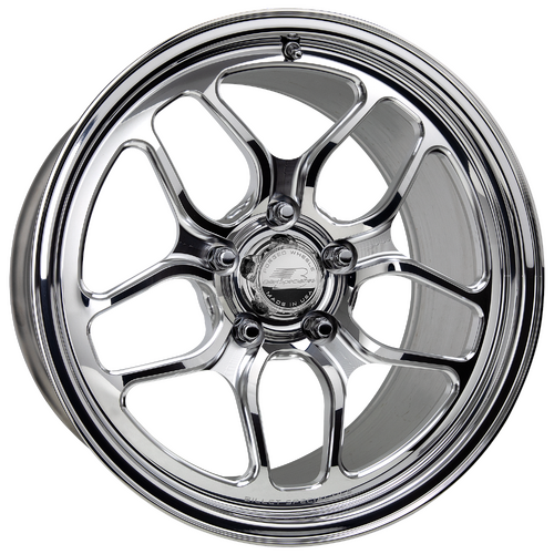 Billet Specialties Win Lite Wheel, 17x10 in., 5x115 Bolt Pattern, 5.125 in. Backspace, Front, Polish
