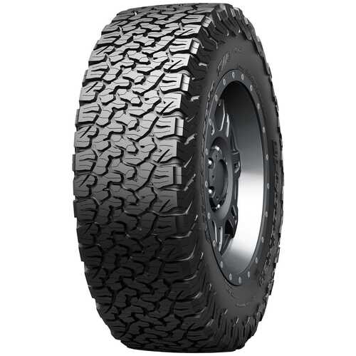 BF Goodrich Tyre, All Terrain TA KO2, Radial, 33x12.50R18/E, Raised Black Letter, 2910@65 psi, Each