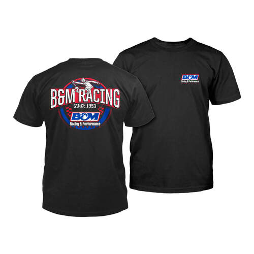B&M Racing T-Shirt, Black, Men's