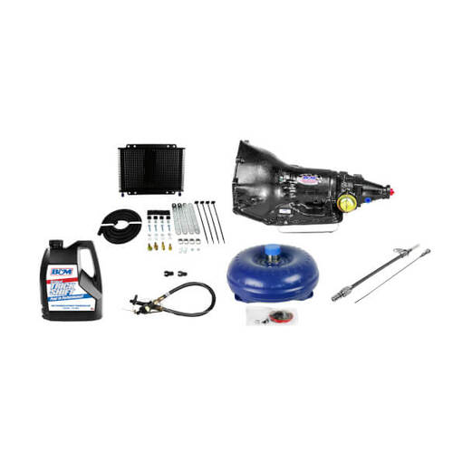 B&M Automatic Transmission Package, TH350 Transmission/2,000 rpm Flash Stall Converter/Cooler/Fluid, Chev/Holden 