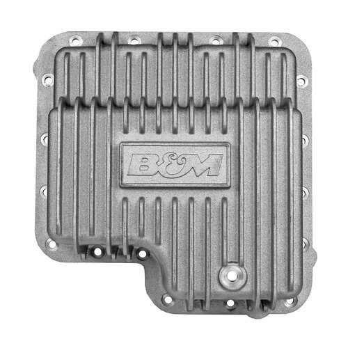 B&M Transmission Pan, Deep, Aluminum, Natural, Ford, C-6, Each