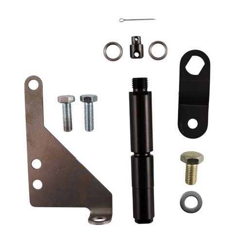 B&M Transmission Bracket and Lever, Steel Bracket, Ford 4R100, E4OD, Kit