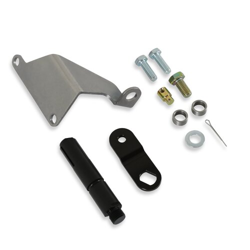 B&M Transmission Bracket, Steel, Natural, Ford, AODE, 4R70W, Kit