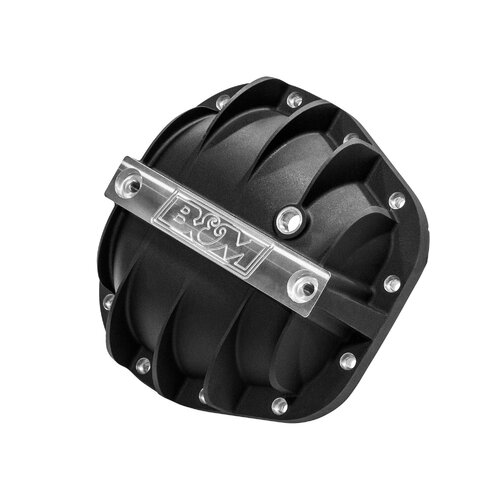 B&M Differential Cover, 12-bolt, A356 Aircraft Grade Alloy, Black Anodized, Sterling 10.5 in., Each