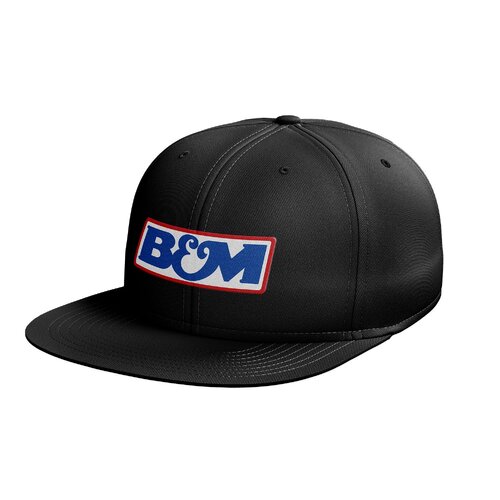 B&M Hat, B&M, Ball Cap Style, Cotton, Black, B&M Logo, One Size Fits All, Each