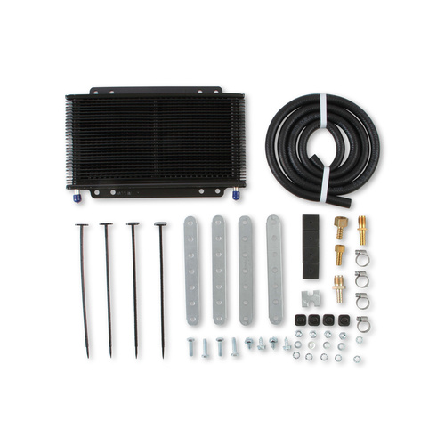 B&M Oil Cooler, Hi-Tek Supercooler, 11in. x 5-3/4in. x 3/4in.