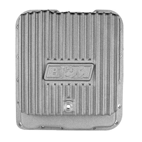 B&M Transmission Pan, Deep, Aluminum, Natural, GM, 4L60, 4L60E, Each