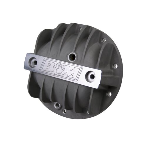 B&M Differential Cover, 10-bolt, Aluminum, Natural, GM 8.2 in., GM 8.5 in., GM 8.6 in., Each