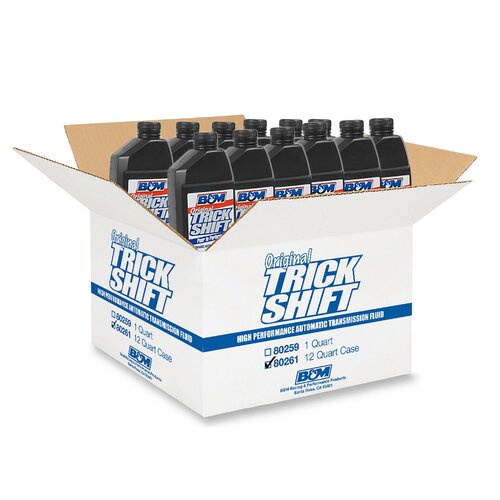 B&M Automatic Transmission Fluid, Trick Shift, Mineral, 1 qt, GM DEXRON II, Set of 12