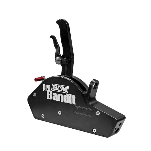 B&M Automatic Shifter, Stealth Pro Bandit, Blade Grip, Black, Aluminum, Chevy, Powerglide, Kit
