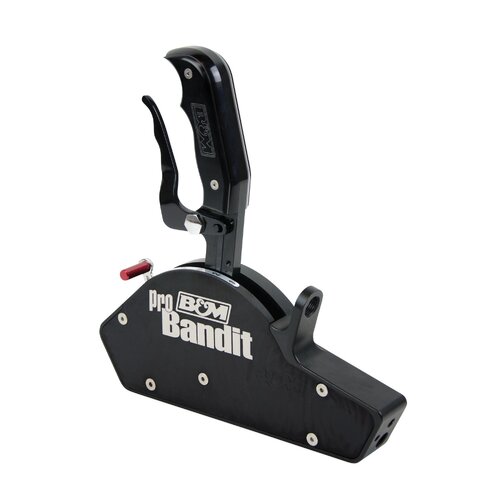 B&M Automatic Shifter, Stealth Pro Bandit, Magnum Grip, Black, Aluminum, Chevy, Powerglide, Kit