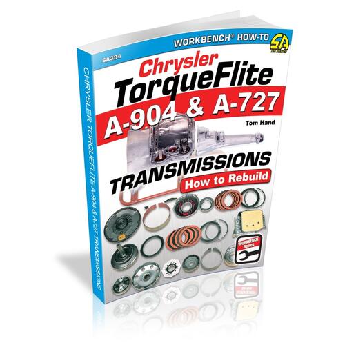 Cartech Books, Chrysler Torqueflite A-904 & A-727 How To Rebuild Transmissions