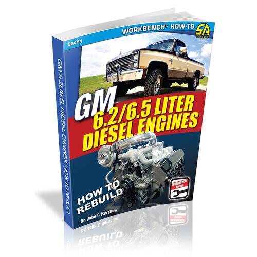 Cartech Books, GM 6.2 & 6.5 Liter Diesel Engines: How To Rebuild