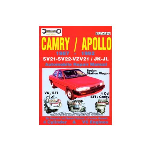 Ellery Books, Repman: Camry/Apollo JK JL SV21/22 VZV21 1987-1992