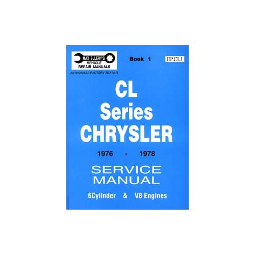 Ellery Books, Repman: Chrysler CL 1976-1978 Book 1