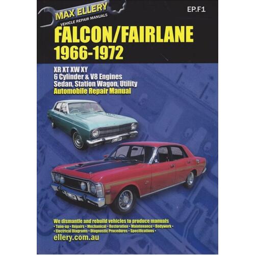 Ellery Books, Repman: Ford Falcon/Fairlane XR XT XW XY 1966-1972