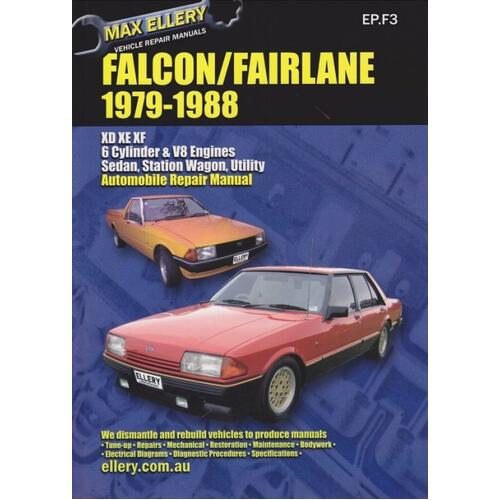 Ellery Books, Repman: Ford Falcon/Fairlane XD XE XF 1979-88