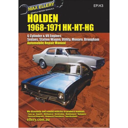 Ellery Books, Repman: Holden HK HT HG 1968-1971